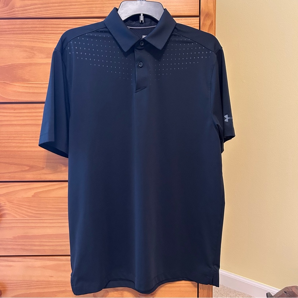 Under Armour Men's Black Polo Size M